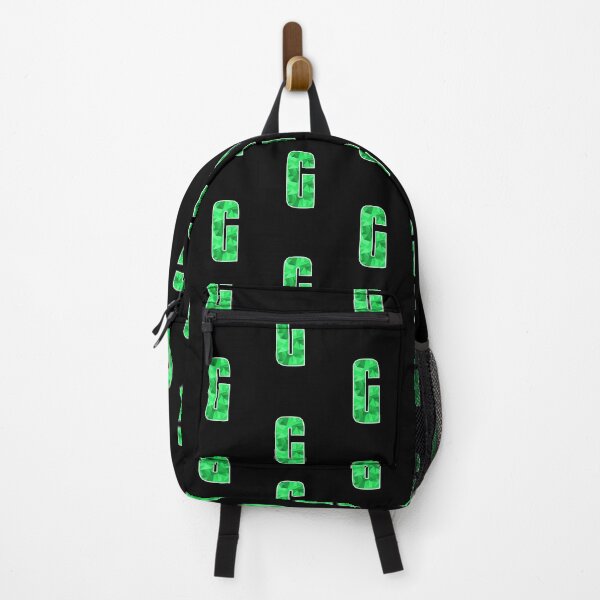 Item preview, Letter G, Monogram Letter Art of Green Triangle Pattern designed and sold by dylanxh.