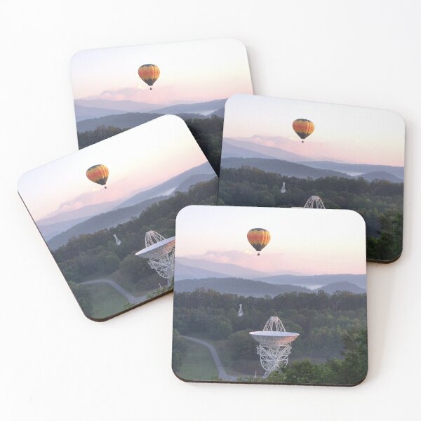 Item preview, Balloon Over Radio Telescopes designed and sold by Pisgah Astronomical Research Institute.