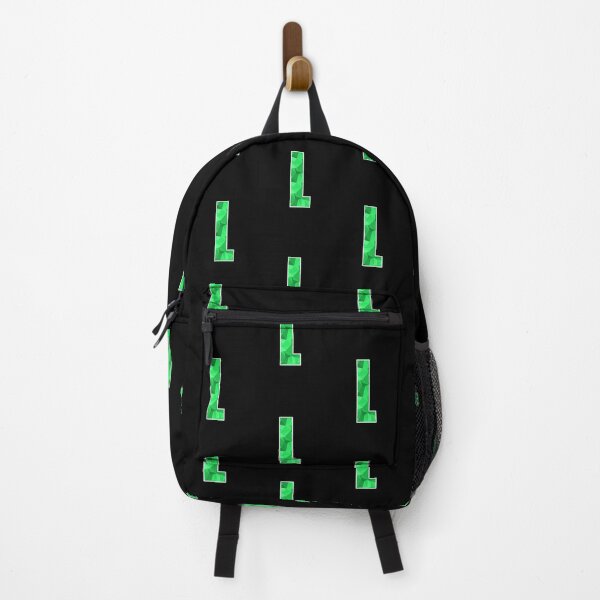 Item preview, Letter L, Monogram Letter Art of Green Triangle Pattern designed and sold by dylanxh.