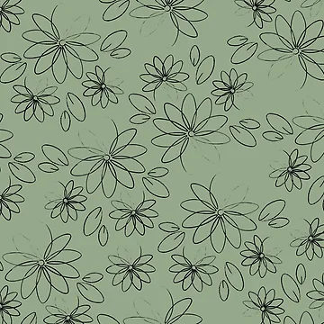 Artwork thumbnail, Flower Outlines by OneCreativePup