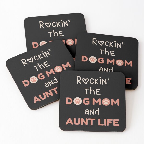 Item preview, Rockin' The Dog Mom & Aunt Life | Dog Mom |  Dog Lover Shirt | Aunt Shirt designed and sold by SkyTastic.