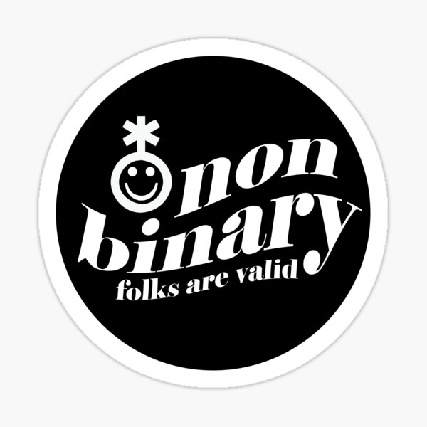 nonbinary folks are valid Sticker