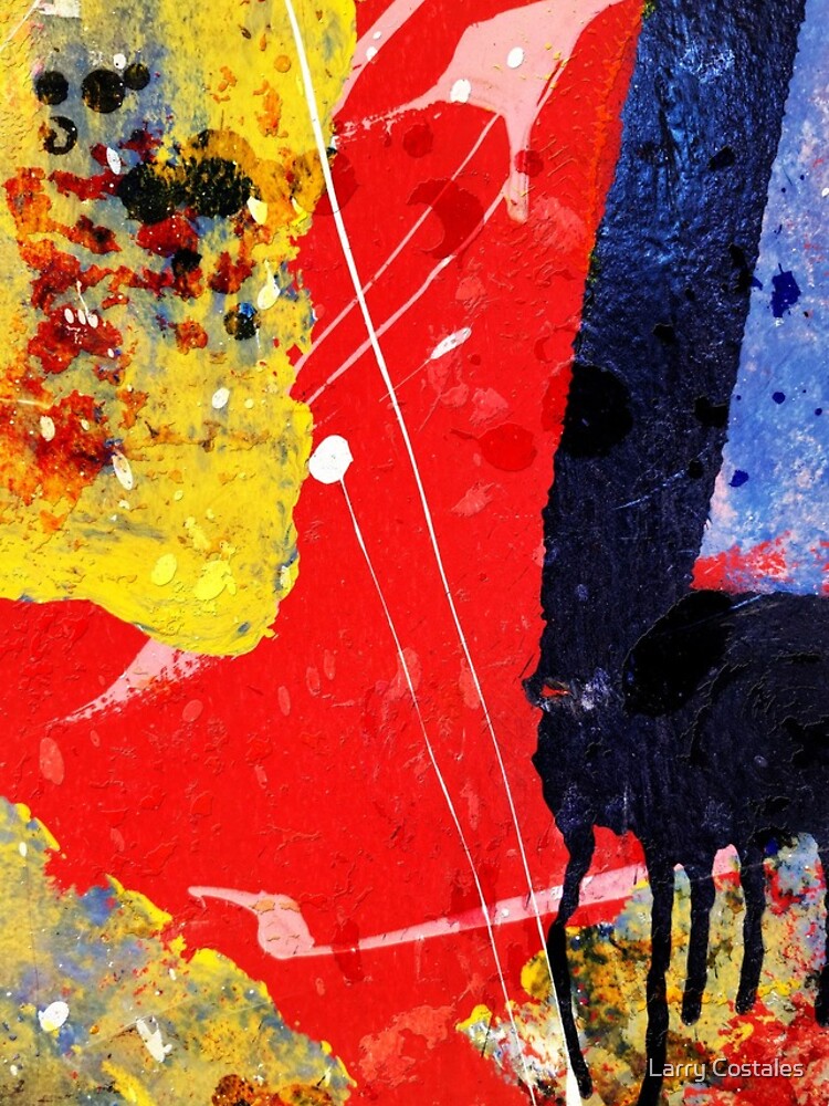 Aperçu 4 sur 4. Coque iPhone avec l'œuvre Résumé en rouge avec jaune et bleu créée et vendue par Larry3.