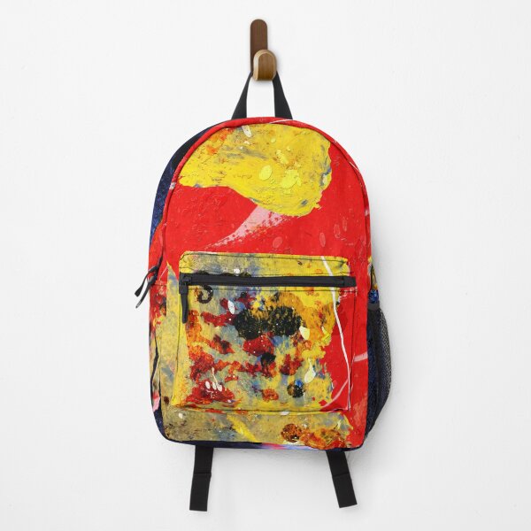 Item preview, Abstract in Red With Yellow and Blue designed and sold by Larry Costales.