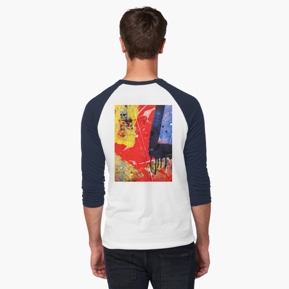 Aperçu de l'œuvre T-shirt baseball manches ¾ créée et vendue par Larry3.