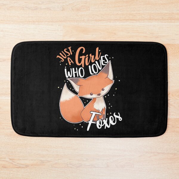 Item preview, Just a Girl Who Loves Foxes designed and sold by Clara Hollins.