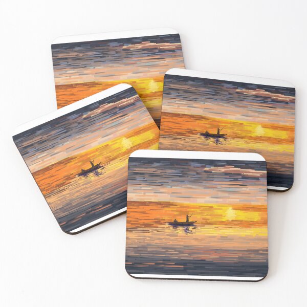 Item preview, Sunset over the River designed and sold by Sahaja Yerramsetti.