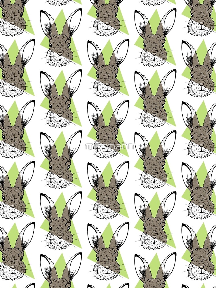 Thumbnail 5 of 5, A-Line Dress, Contrast Rabbit designed and sold by missmann.