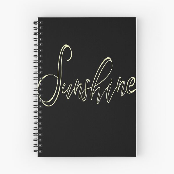 Item preview, Sunshine, calligraphy typography designed and sold by LoveLifeRandom.