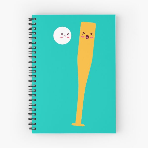Item preview, kawaii ball and bat for  softball lovers designed and sold by cocoolcartoon.
