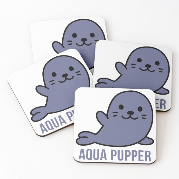 Item preview, Cute Animals - Seal (Aqua Pupper) designed and sold by hughhhogan.