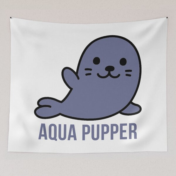 Item preview, Cute Animals - Seal (Aqua Pupper) designed and sold by hughhhogan.