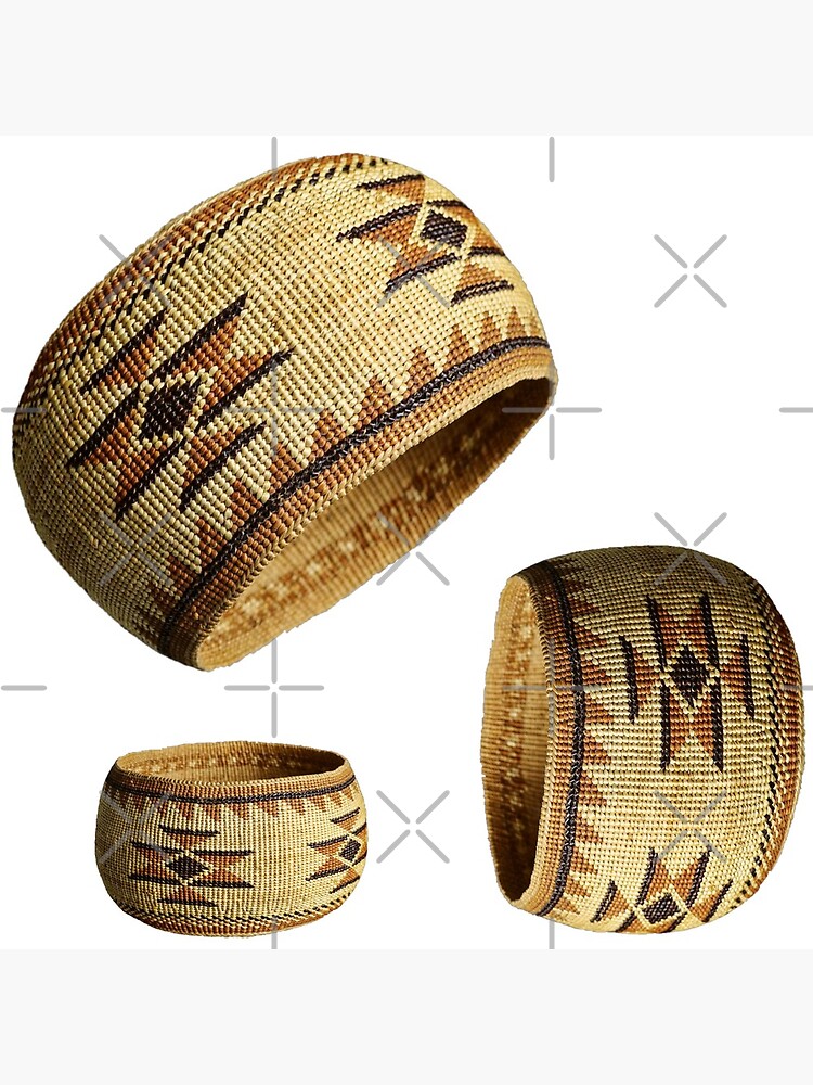 "Klamath Tribes Basket Design" Poster by Shuina Redbubble