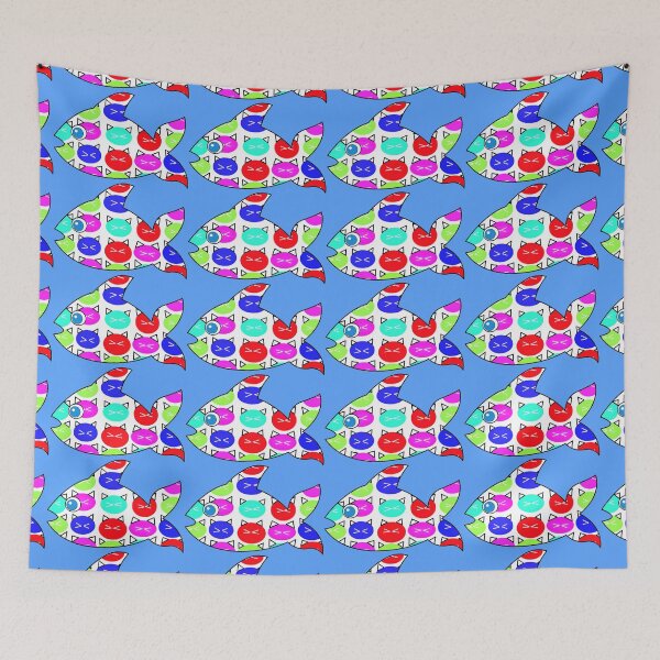 Item preview, Colorful Kitty CAT FISH designed and sold by ArtTheresaLynn1.
