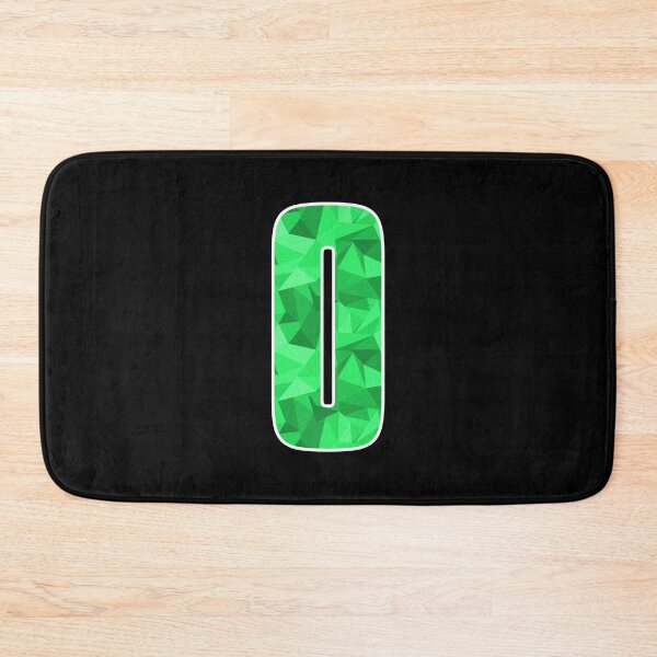 Item preview, Letter O, Monogram Letter Art of Green Triangle Pattern designed and sold by dylanxh.