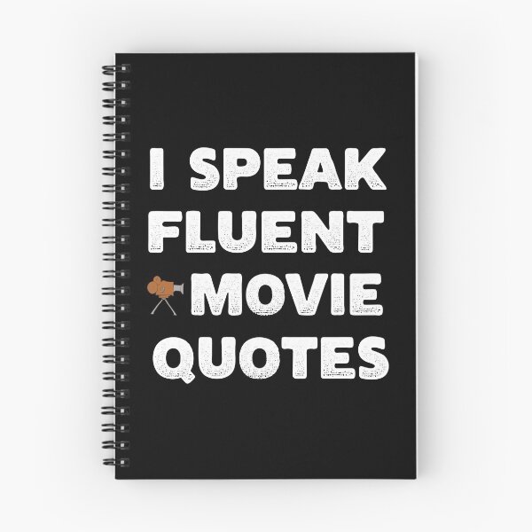 Item preview, I Speak Fluent Movie Quotes designed and sold by franktact.