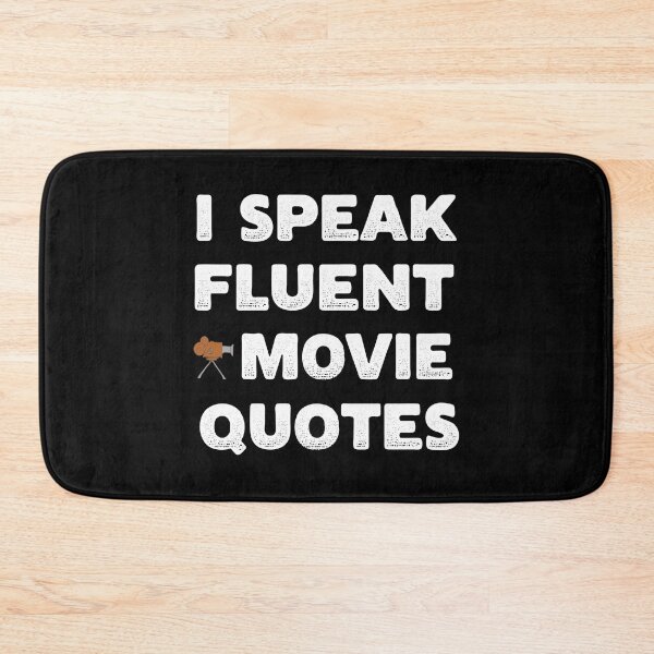 Item preview, I Speak Fluent Movie Quotes designed and sold by franktact.