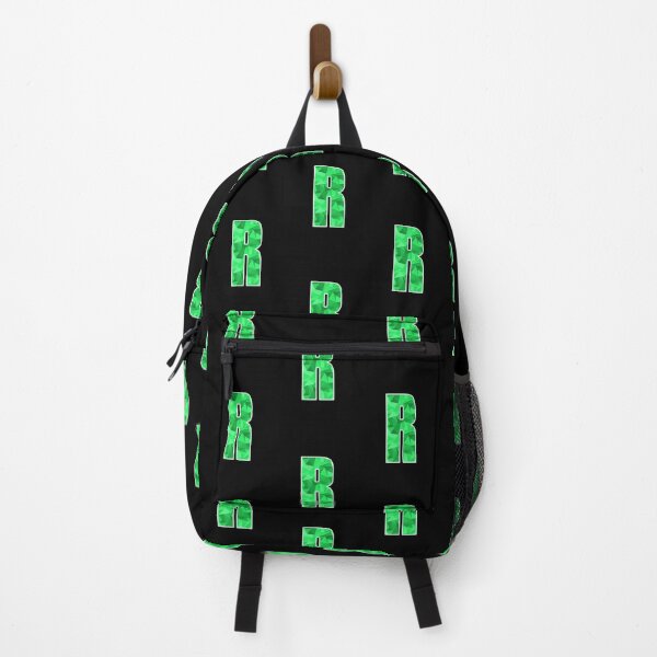 Item preview, Letter R, Monogram Letter Art of Green Triangle Pattern designed and sold by dylanxh.