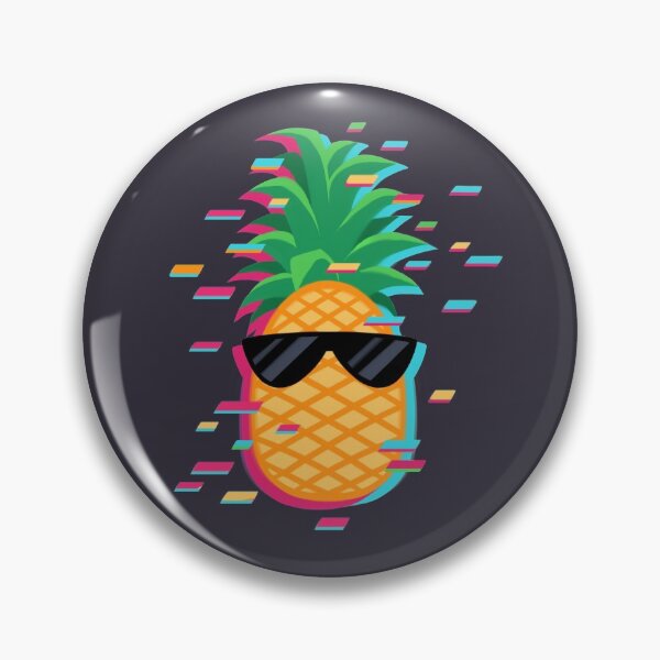 Item preview, Groovy Glitch Art Pineapple With Sunglasses designed and sold by Arcxus.