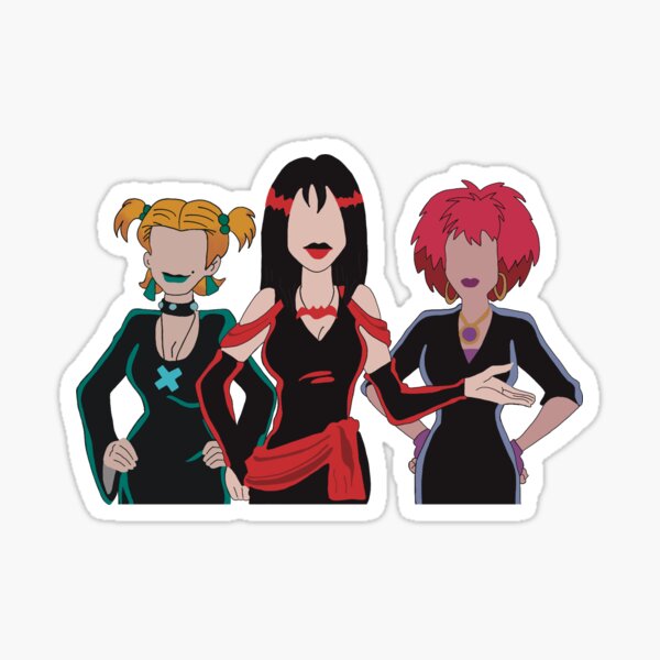 hex girl Burn Book Sticker