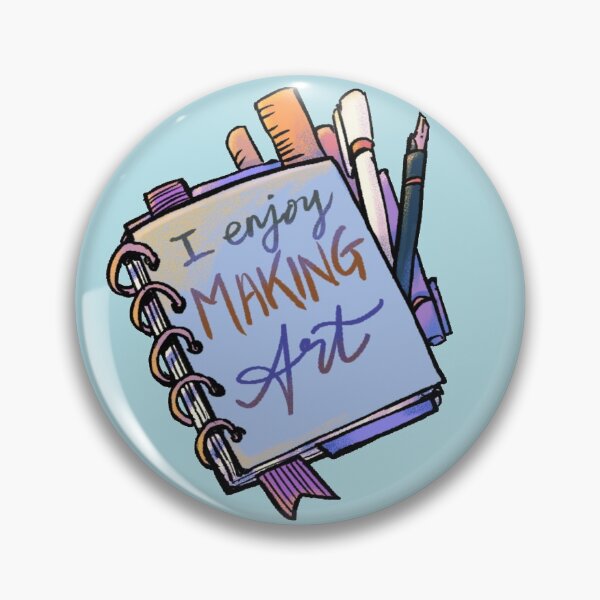 Item preview, Making Art (sketchbook) designed and sold by lilfayt.