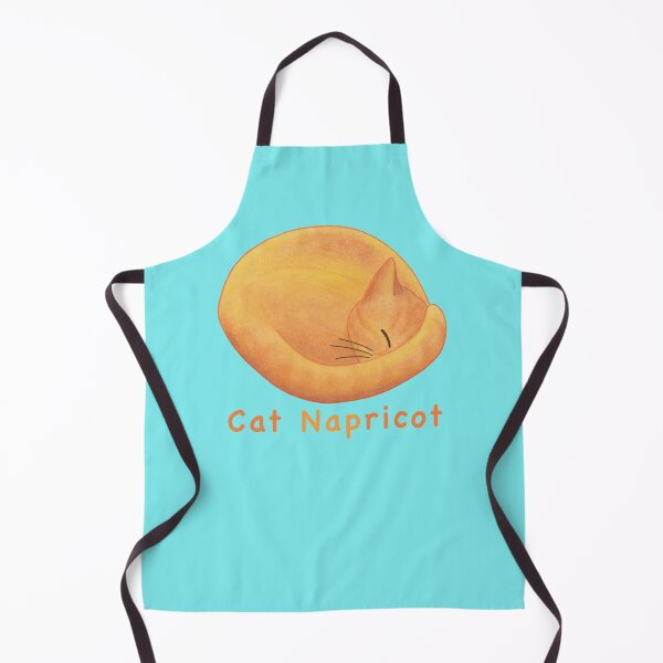 Item preview, Sweet Apricot Cat Cartoon – Cat Napricot Pun designed and sold by Crystal Raymond.