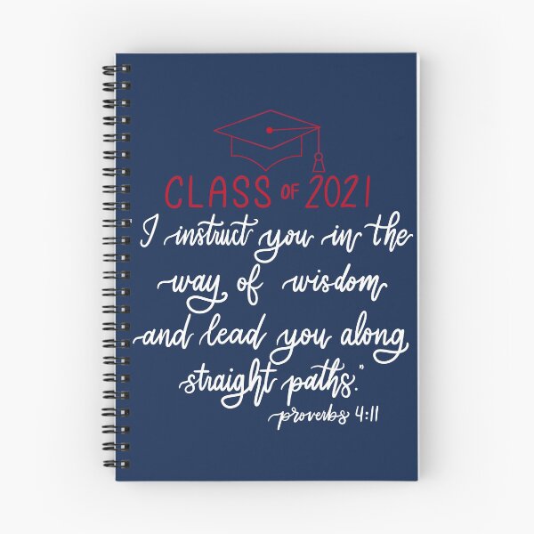 Item preview, Class of 2021 | Proverbs 4:11 | blue/red version designed and sold by JulieannMalynda.