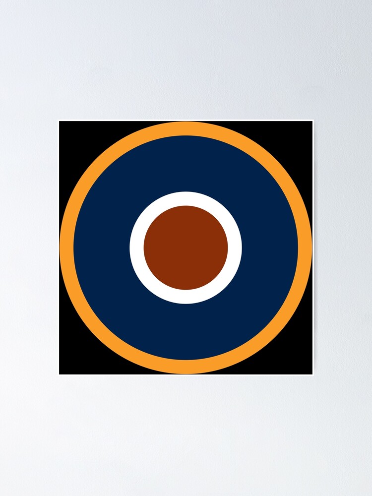 "RAF ROYAL AIR FORCE ROUNDEL BRITISH WORLD WAR II" Poster By ...