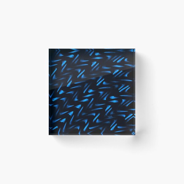 Artikelvorschau, Schwarz & Blau Musterdeko entworfen und verkauft von RGiadaArtShop.