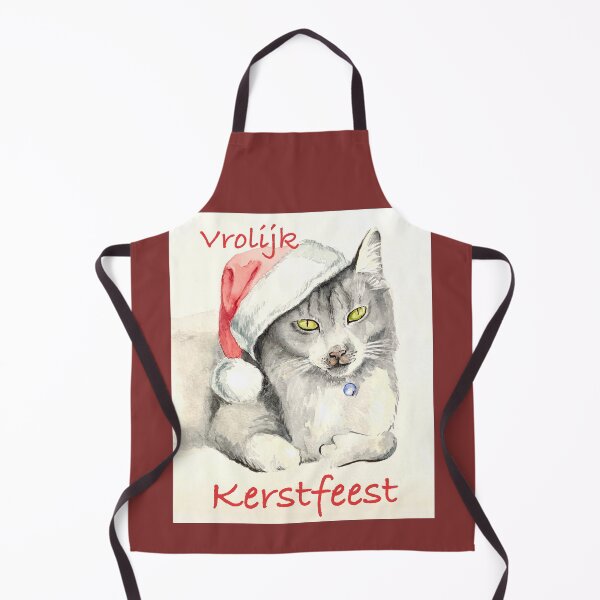 Item preview, Poezen Kerstkaart designed and sold by Pachionart.