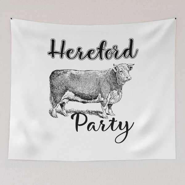Item preview, Hereford party cattle awesome gift for men, women and girls designed and sold by Titmit.