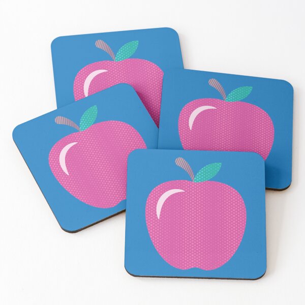 Item preview, Pink Apple with Polka Dots designed and sold by iCraftCafe.