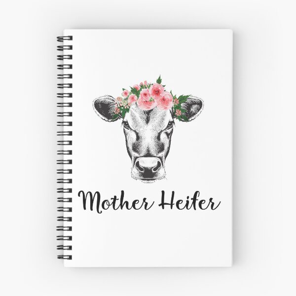 Item preview, Mother heifer - Cute heifer with flower on the head aweosme gift for women and girls designed and sold by Titmit.
