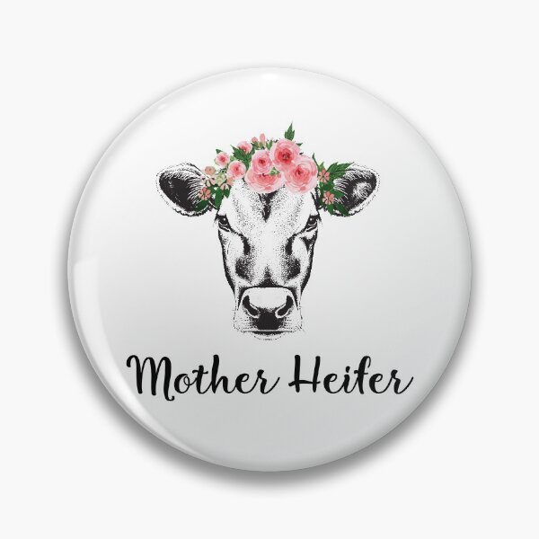 Item preview, Mother heifer - Cute heifer with flower on the head aweosme gift for women and girls designed and sold by Titmit.