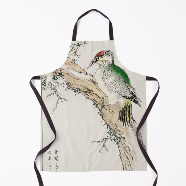 Item preview, japanese green woodpecker illustration 42476317175 designed and sold by Bird-Lore.