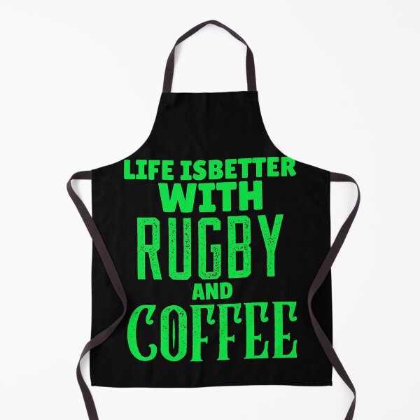 Item preview, Life Is Better With Rugby And Coffee, Funny Rugby And Coffee Gift For Mum's, Dad's, Brother's, and Sister's designed and sold by BigJackTees.