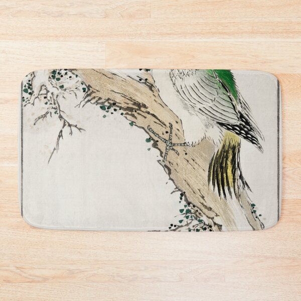 Item preview, japanese green woodpecker illustration 42476317175 designed and sold by Bird-Lore.