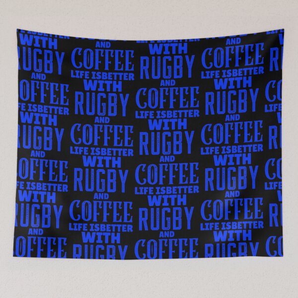 Item preview, Life Is Better With Rugby And Coffee, Funny Rugby And Coffee Gift For Mum's, Dad's, Brother's, and Sister's designed and sold by BigJackTees.