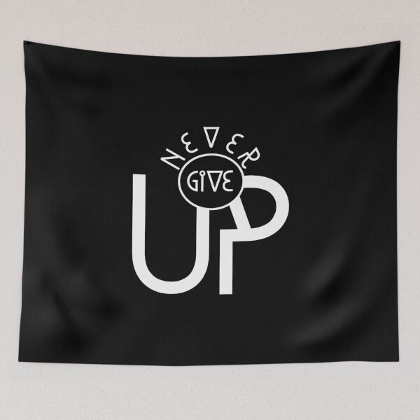 Item preview, Never Give Up T-Shirt.Motivation Quotes T-Shirt. designed and sold by OAPod.