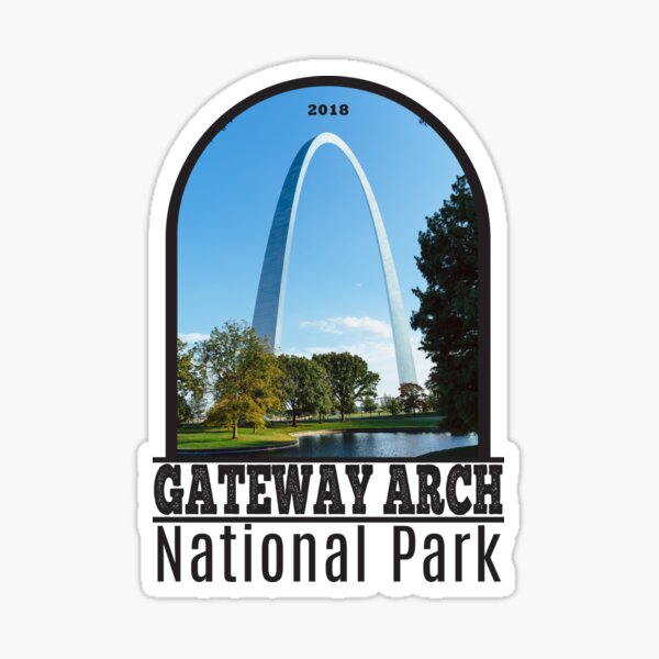 Gateway Arch National Park Missouri Double Sided Keychain