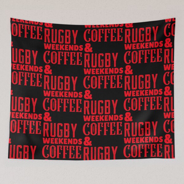 Item preview,  Weekends Coffee & Rugby, Funny Rugby And Coffee Gift For Mum's, Dad's, Brother's, and Sister's designed and sold by BigJackTees.