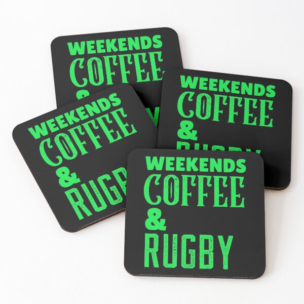 Item preview, Weekends Coffee & Rugby, Funny Rugby And Coffee Gift For Mum's, Dad's, Brother's, and Sister's designed and sold by BigJackTees.