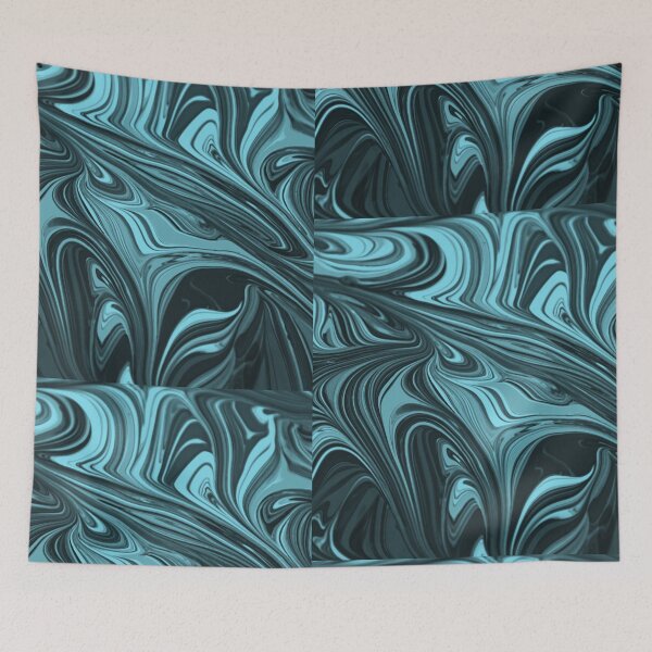 Item preview, Marbled Aqua designed and sold by Kodexstore.