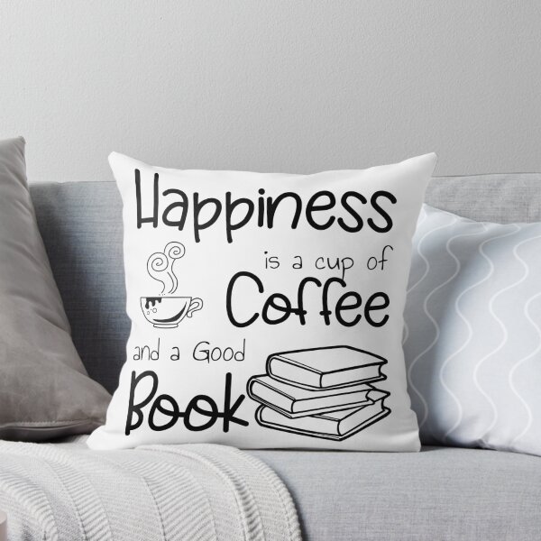 Item preview, Happiness is a cup of Coffee and a Good Book! T-shirt designed and sold by Snowman2008.