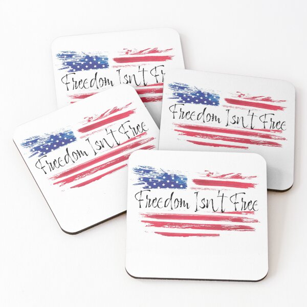 Item preview, Freedom Isn't Free American Flag  designed and sold by burlybot.