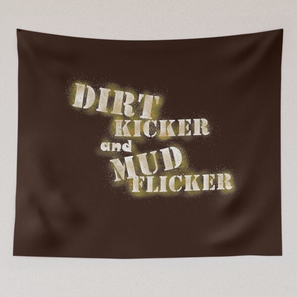 Item preview, DIRT KICKER and MUD FLICKER   designed and sold by MountMercantile.