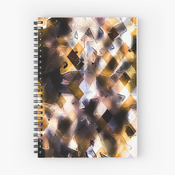 Item preview, brown geometric pixel square pattern abstract art background designed and sold by Mrvell.