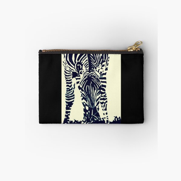 Artikelvorschau, "Zebra" Stift, Tinte und schwarze Farbe auf Gesso entworfen und verkauft von Trysten Silver.