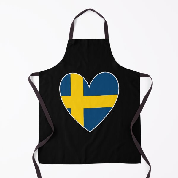 Item preview, Sweden Heart Flag Design designed and sold by AndiHK.