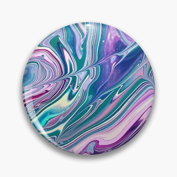 Item preview, Peacock Feather - Abstract Acrylic Pour  designed and sold by dnacademic.